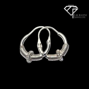 Small Ethnic Silver Baaliyan – 1.5g Traditional Charm