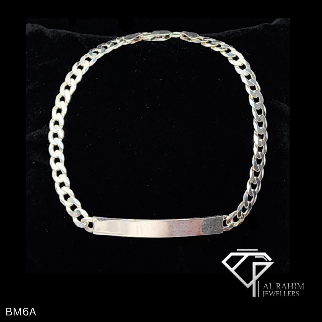 Bar Cuban Curb Men's Silver Bracelet – Currently Unavailable