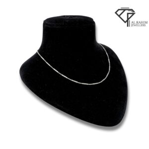 Cylinder Round Silver Chain – 3.8g Modern Elegance
