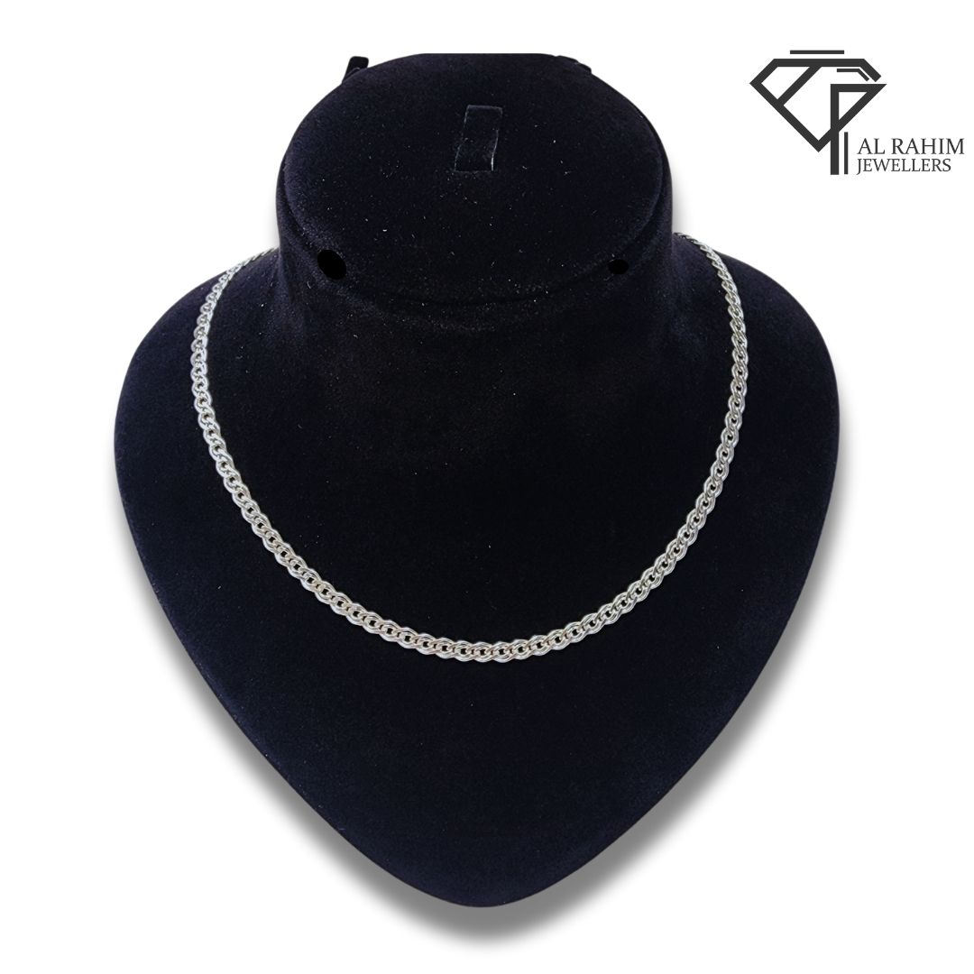 Classic Rope Link Silver Chain โ 14.8g of Timeless Elegance