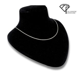 Twisted Silver Necklace Chain – 5.1g Elegant Twist