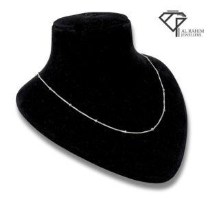 Single Bead Silver Chain – 3g Delicate Grace