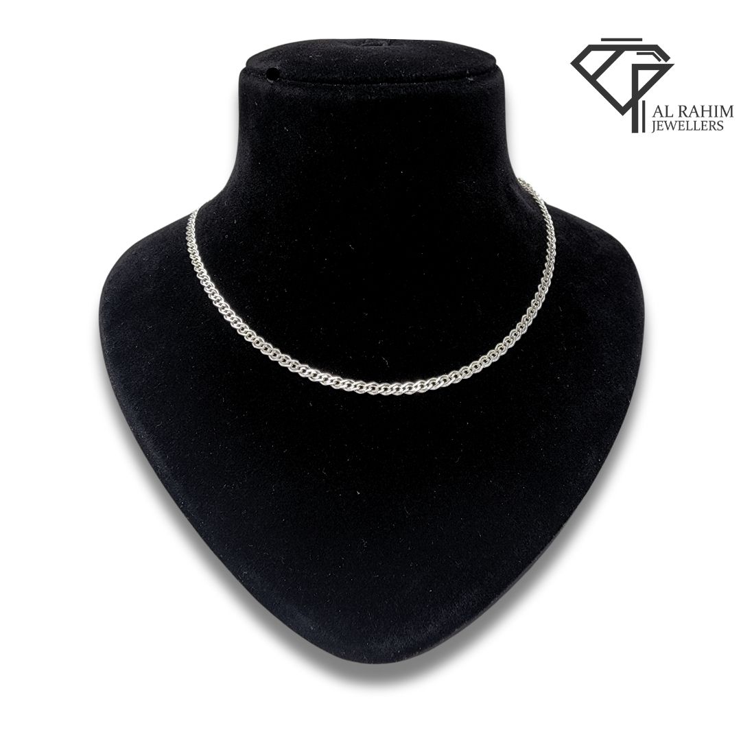 Radiant Rope Link Silver Chain – 7.1g Sculpted Elegance - Image 2