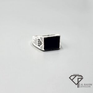 Solid Handmade Turkish Gents Silver Ring – 5.6g Artisan Detail