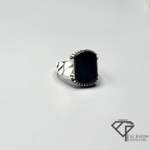 Vintage Turkish Gents Silver Ring – 6.2g Timeless Craft