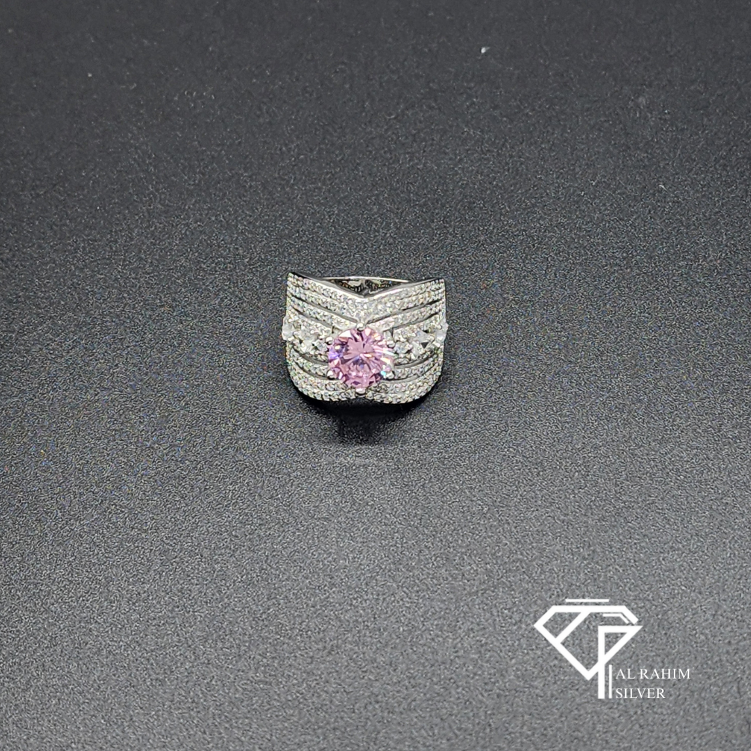 Blush Crown Rhodium Ring – 6.5g Luxe Elegance - Image 6