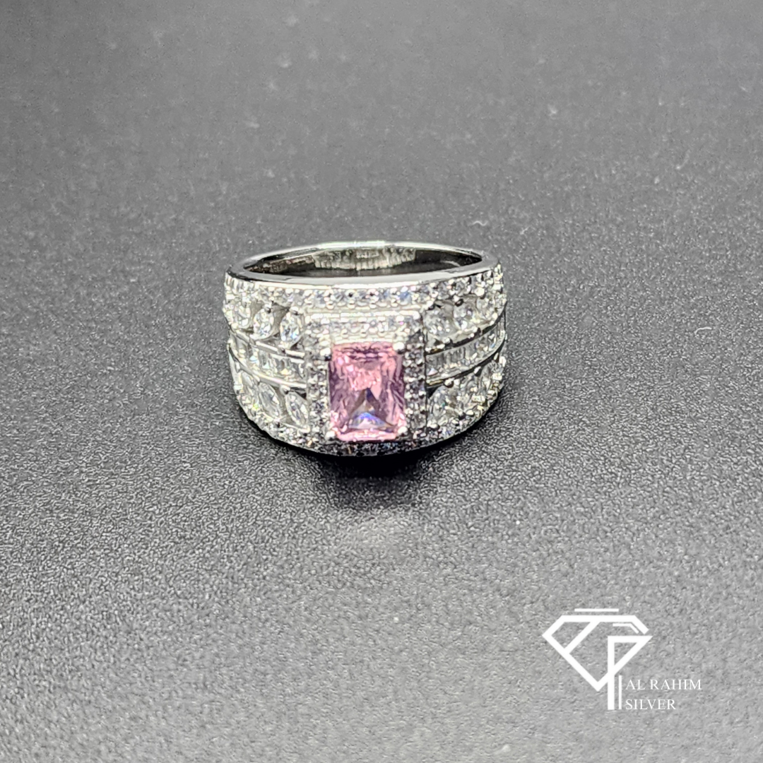 Blush Band Rhodium Ring โ 6.1g Sleek Elegance - Image 6
