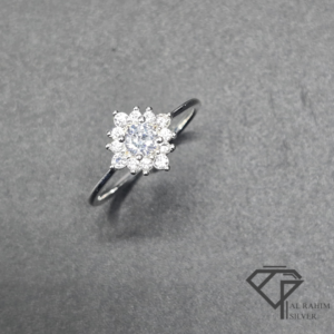 Frost Shine Silver Ring – 1.3g Minimal Sparkle