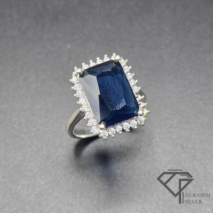 Blue Frame Ring – 6.3g Bold Elegance