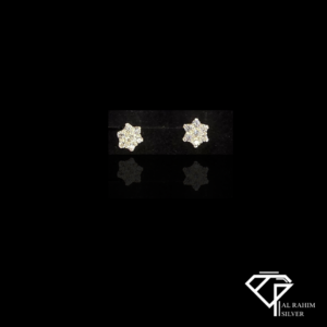7 Star with White Stone Eartops – Elegant Sparkle