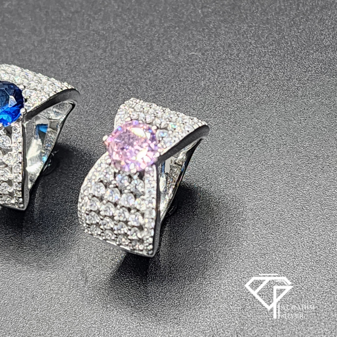 Blush Bow Rhodium Ring โ 6.1g Elegant Charm - Image 4