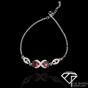 Red Infinity Silver Bracelet – 4g Eternal Elegance